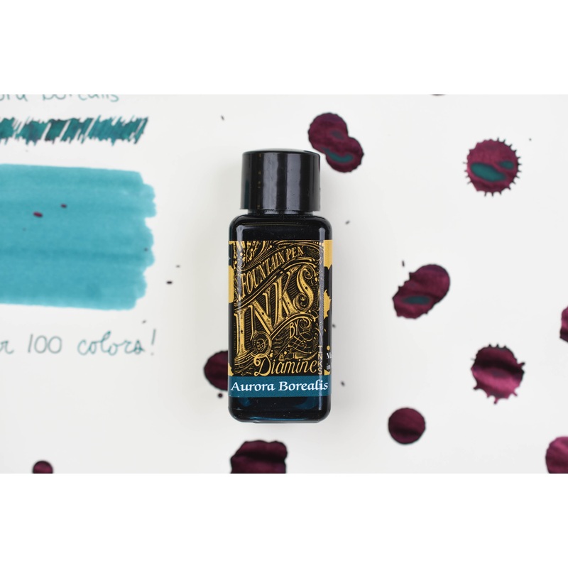 Diamine Fountain Pen Ink – Aurora Borealis – 30mL