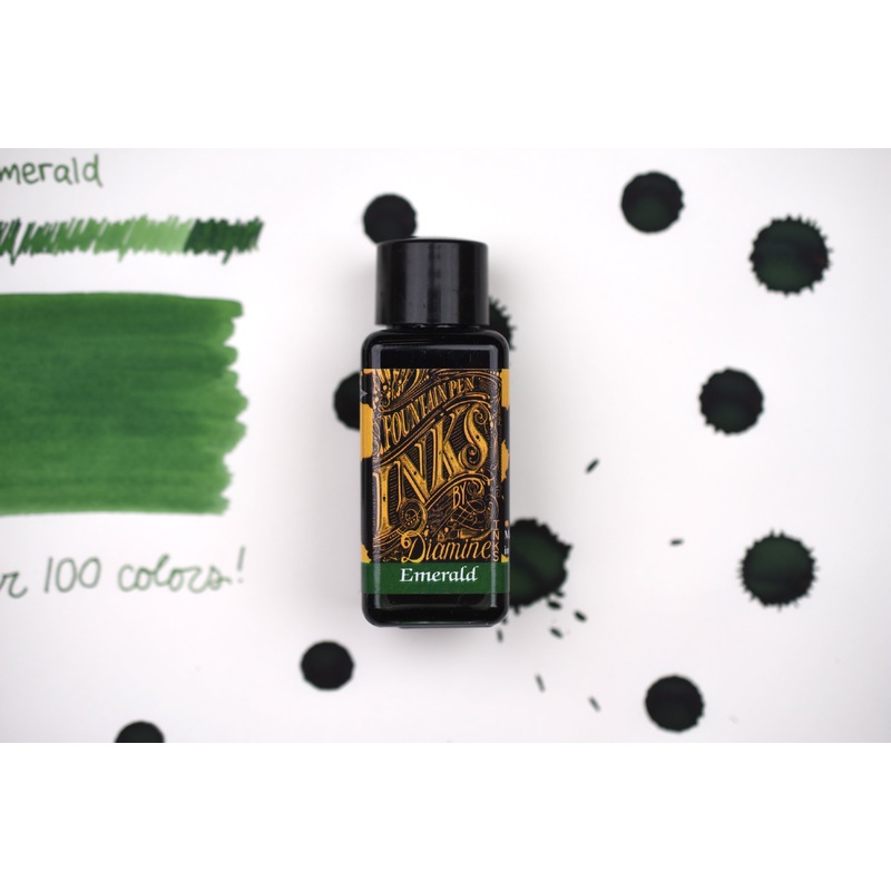 Diamine Fountain Pen Ink – Emerald – 30mL