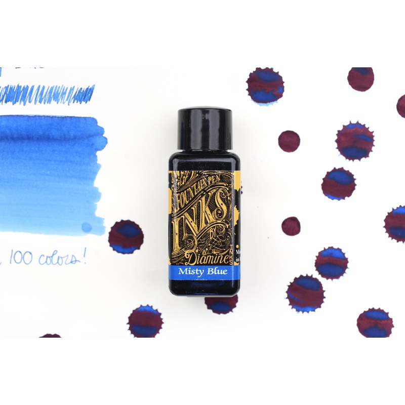 Diamine Fountain Pen Ink – Misty Blue – 30mL