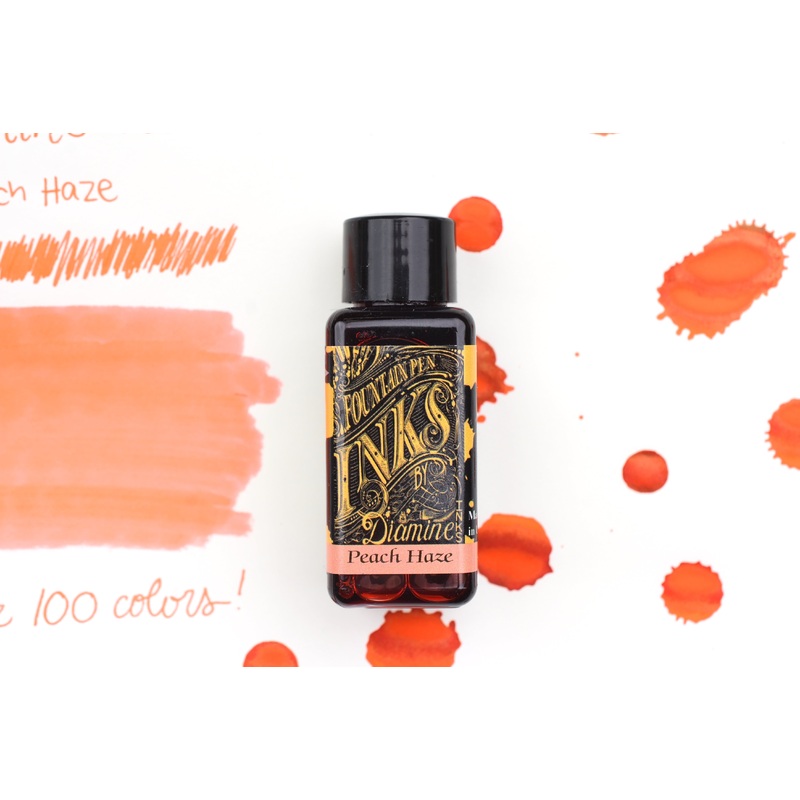 Diamine Fountain Pen Ink – Peach Haze – 30mL