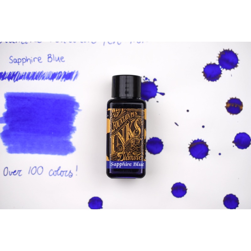 Diamine Fountain Pen Ink – Sapphire Blue – 30mL