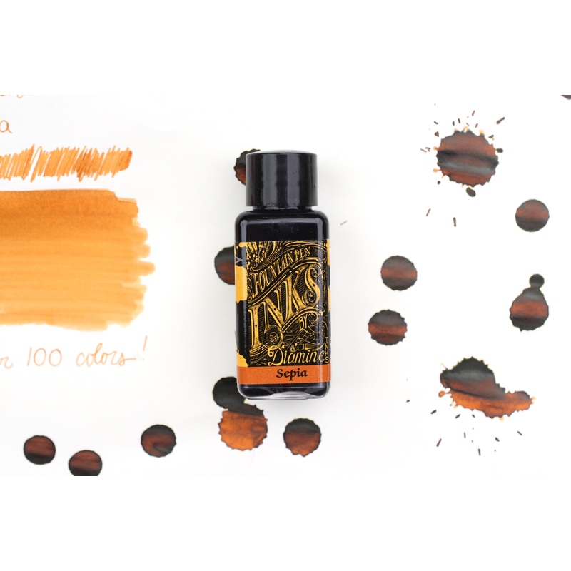 Diamine Fountain Pen Ink – Sepia – 30mL