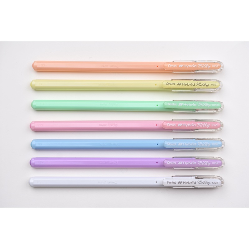 Pentel Hybrid Milky Gel Pen – 0.8mm