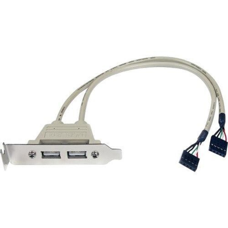 2 Port USB LP Slot Plate Adapter