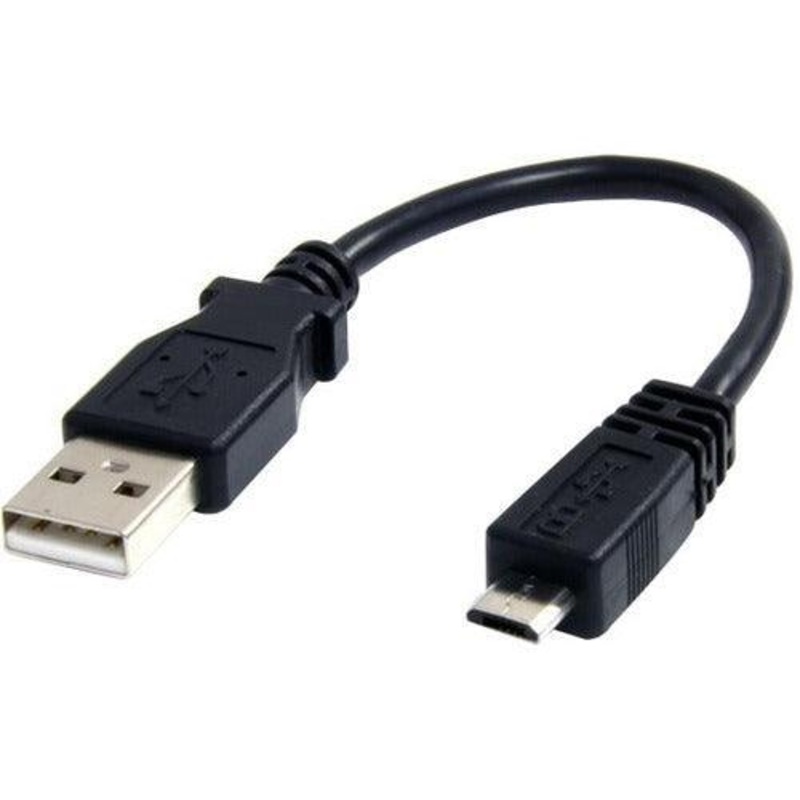 6in Micro USB Cable – A to Micro B – M/M