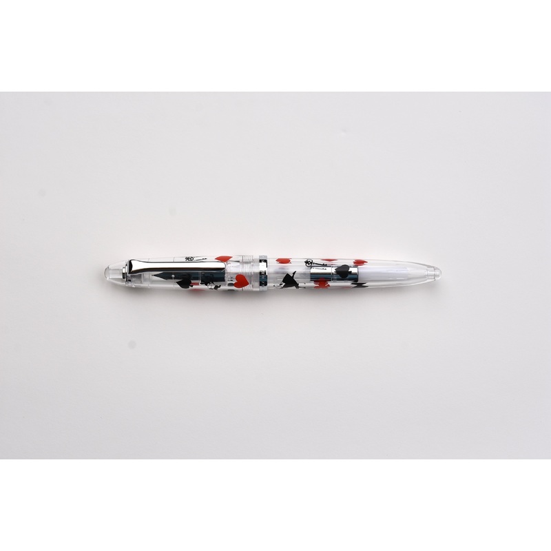 BUNGUBOX Original Fountain Pen – Alice in Wonderland – Black & Red