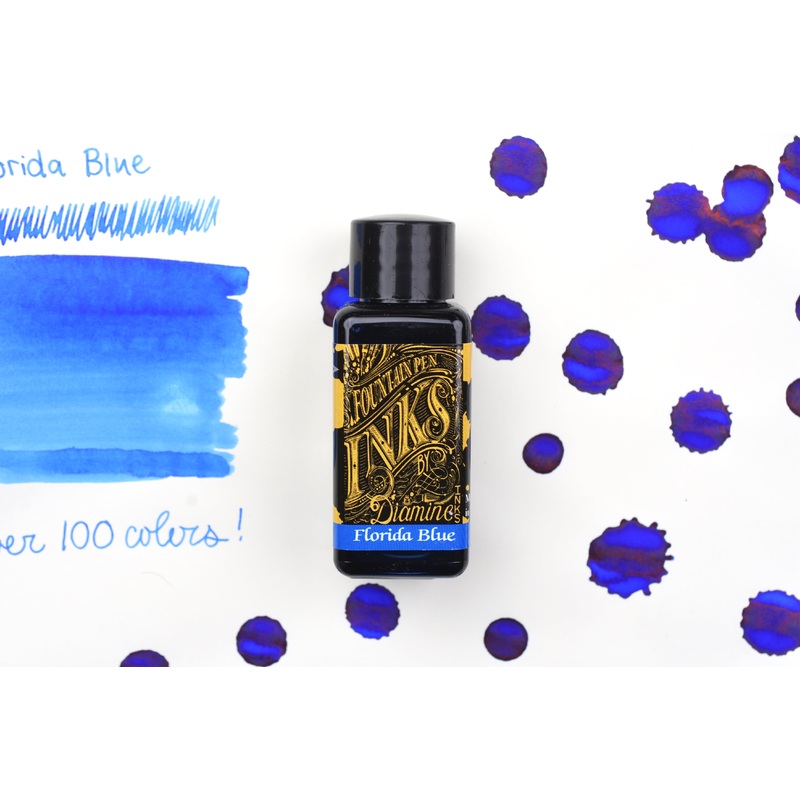 Diamine Fountain Pen Ink – Florida Blue – 30mL