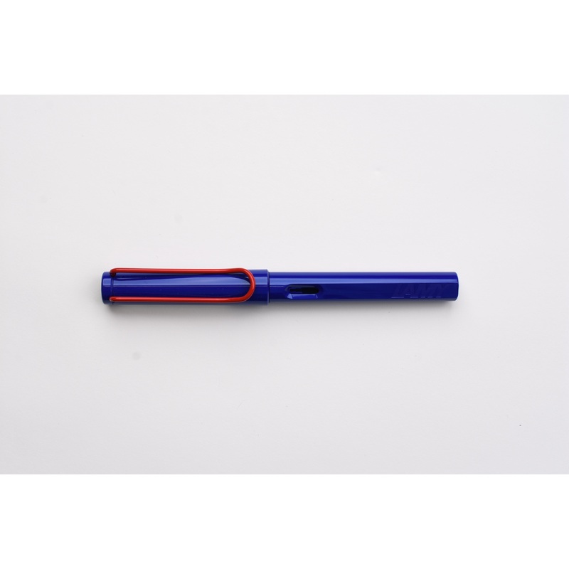 LAMY Safari Fountain Pen – Blue/Red – Special Edition