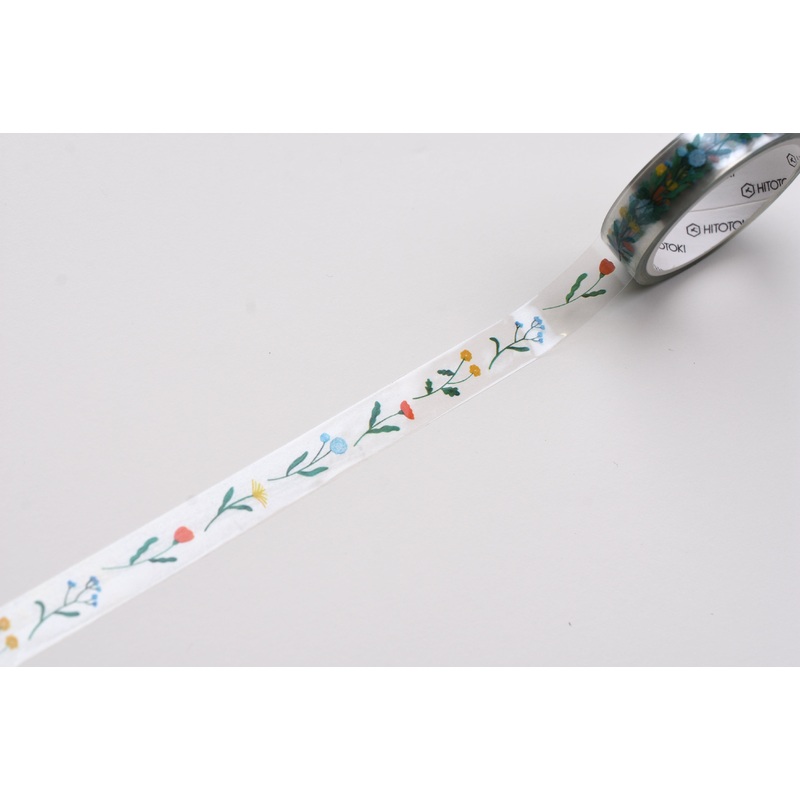 SODA Transparent Masking Tape – 10mm – Flower