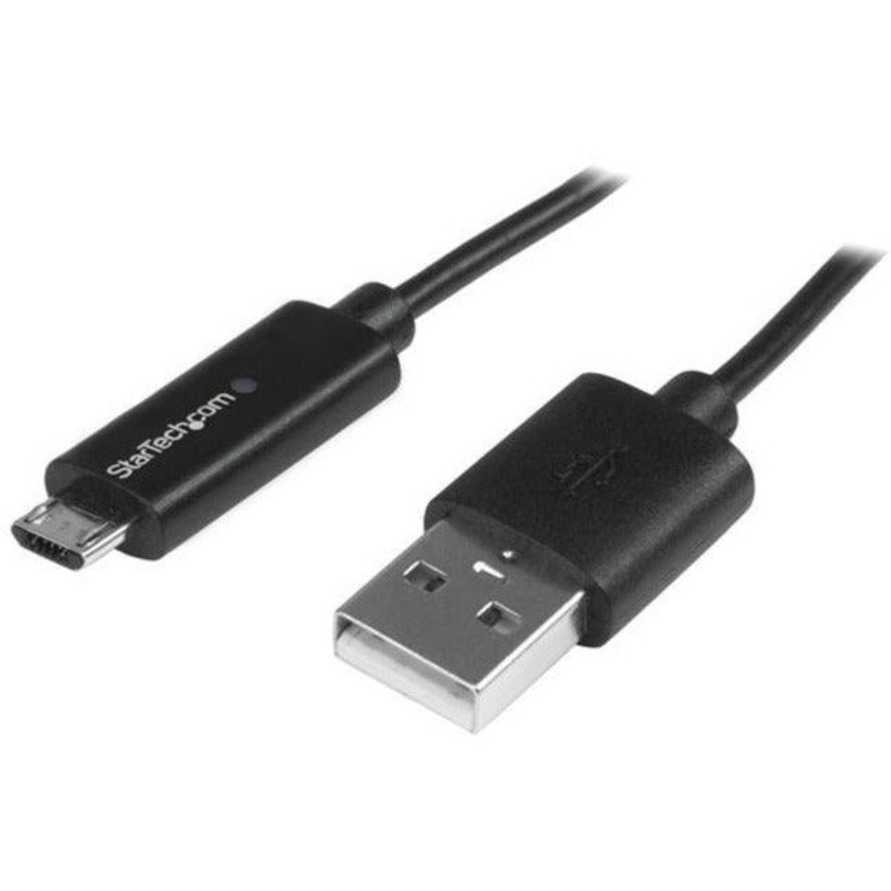 1m Micro-USB Cable with LED Charge Light