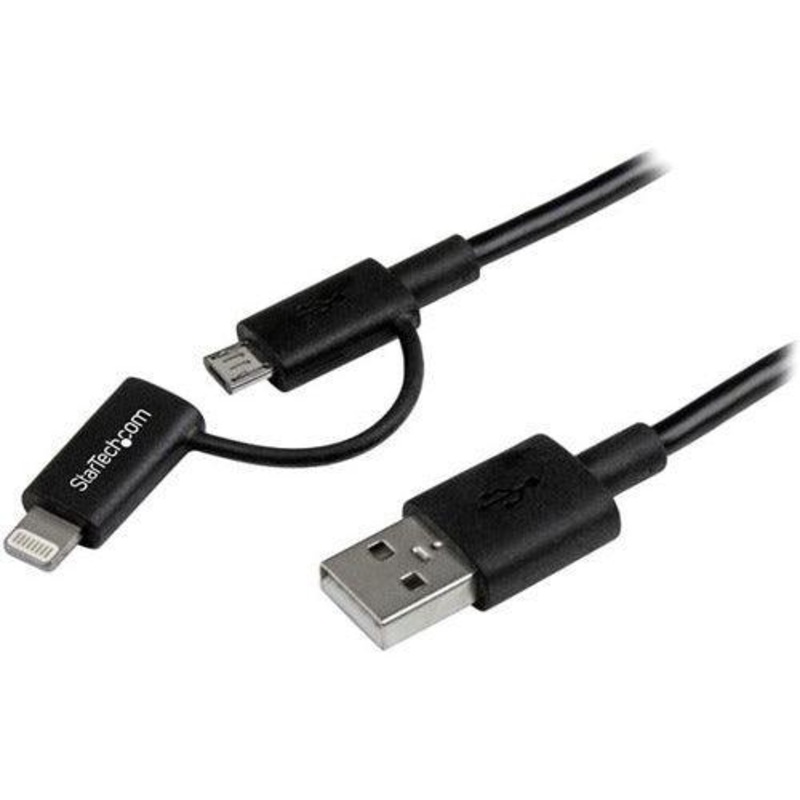 1mLigthningorMicroUSBtoUSBCable