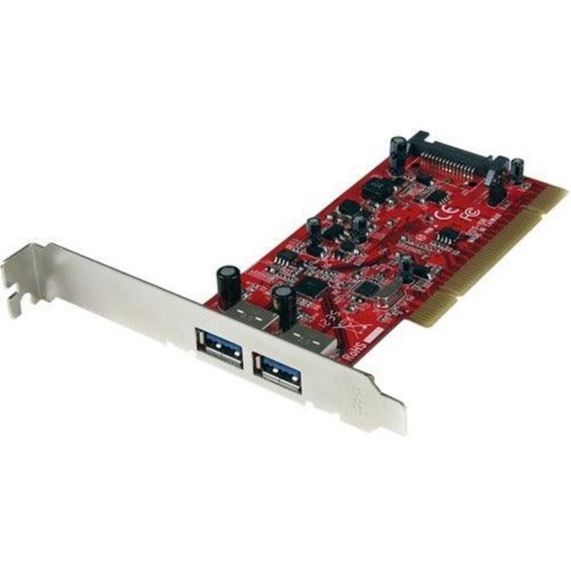 2 Port PCI USB 3.0 Card w/ SATA Power