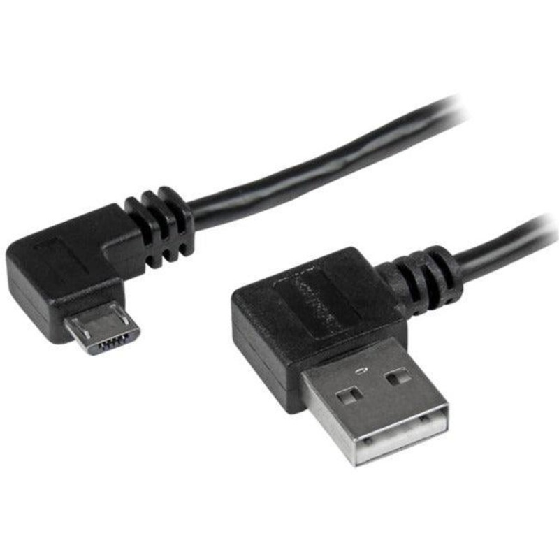 2m 6 ft Right Angle Micro-USB Cable