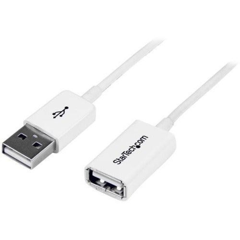 3m White USB 2.0 Extension Cable – M/F.