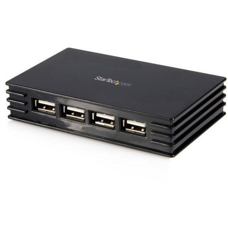 4 PORT COMPACT BLACK USB 2.0 HUB
