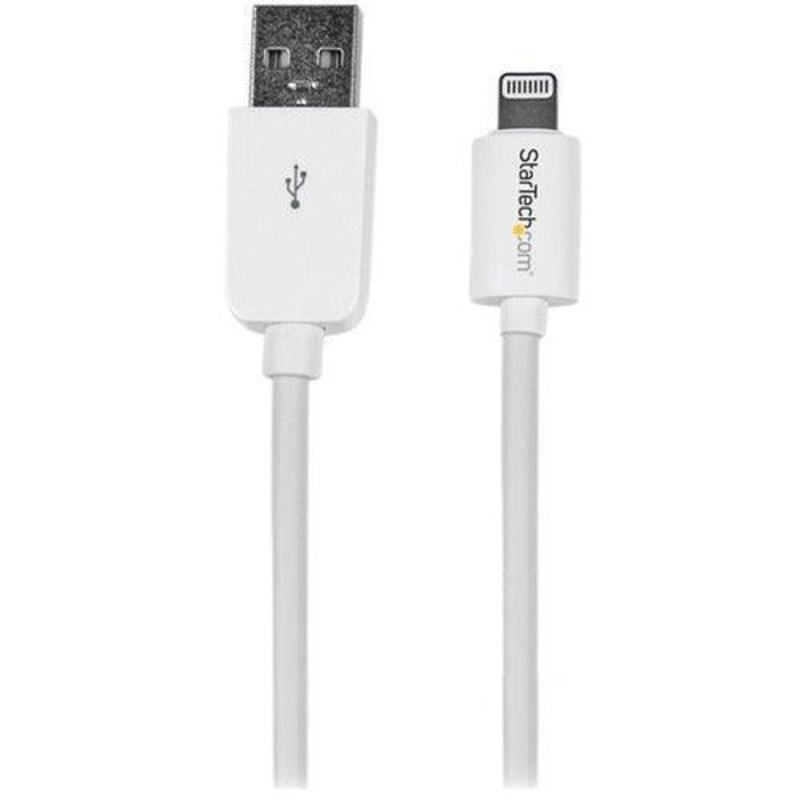 6in White 8-pin Lightning to USB Cable