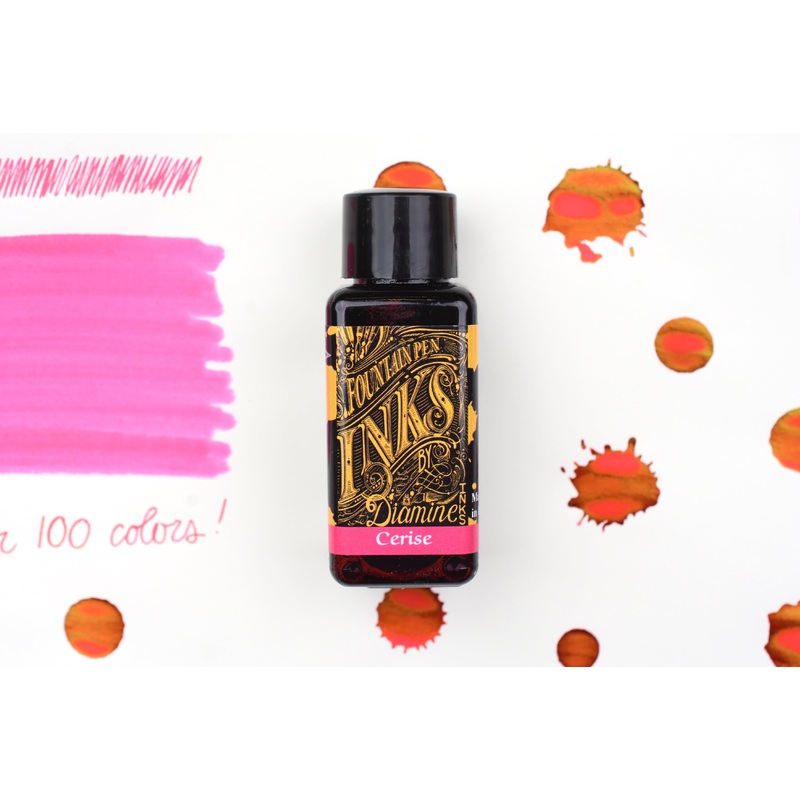 Diamine Fountain Pen Ink – Cerise – 30mL