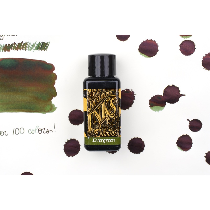 Diamine Fountain Pen Ink – Evergreen – 30mL