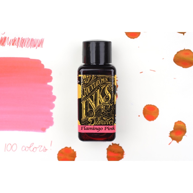 Diamine Fountain Pen Ink – Flamingo Pink – 30mL