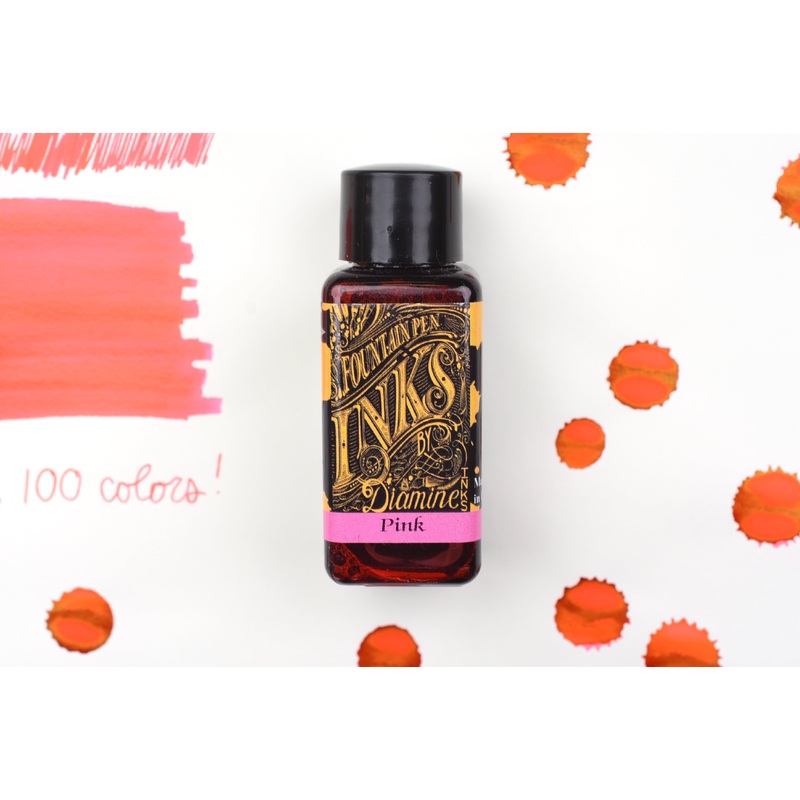 Diamine Fountain Pen Ink – Pink – 30mL