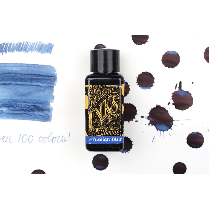 Diamine Fountain Pen Ink – Prussian Blue – 30mL