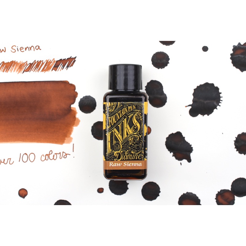 Diamine Fountain Pen Ink – Raw Sienna – 30mL