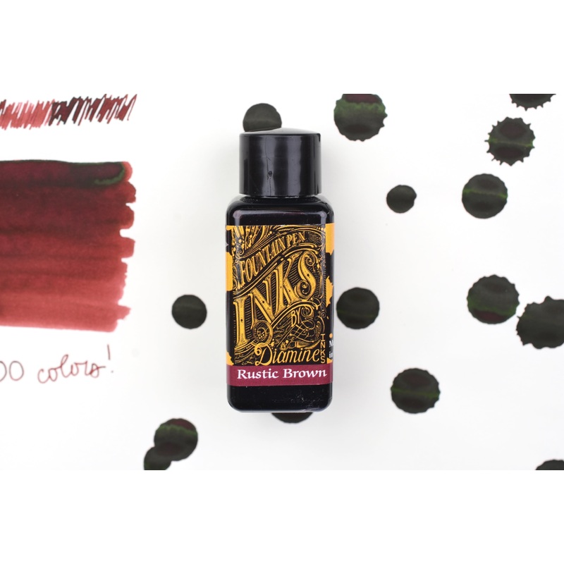 Diamine Fountain Pen Ink – Rustic Brown – 30mL