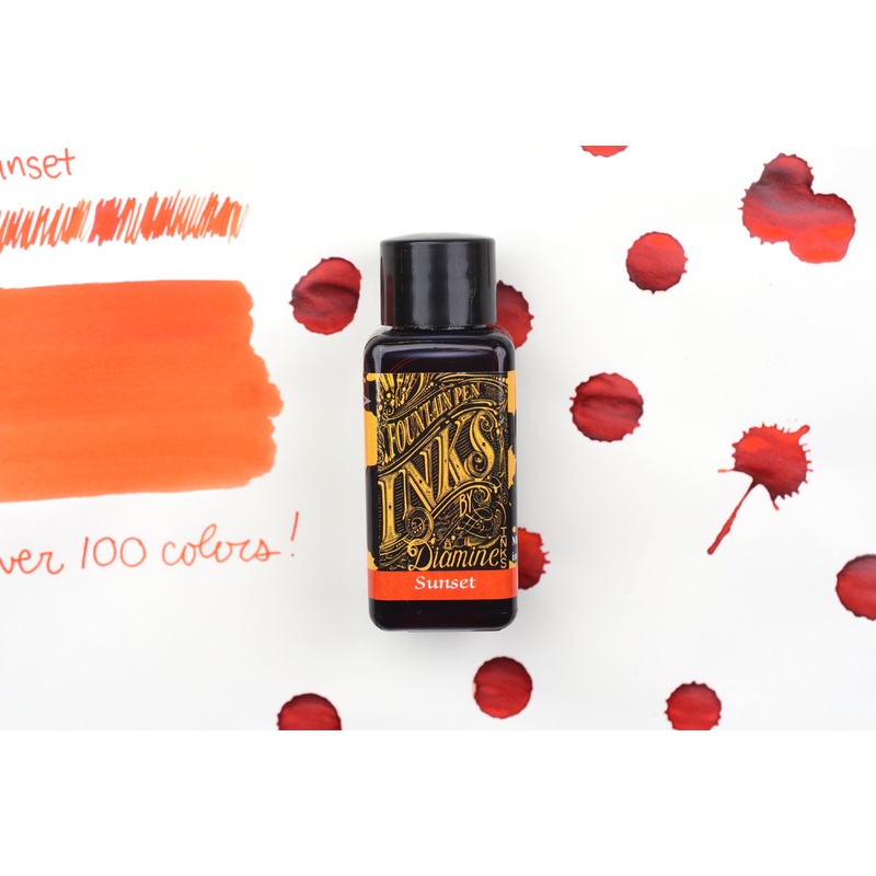 Diamine Fountain Pen Ink – Sunset – 30mL