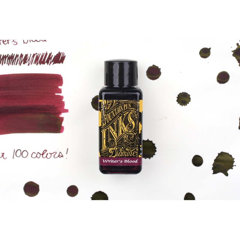 Diamine Fountain Pen Ink – Writer’s Blood – 30mL