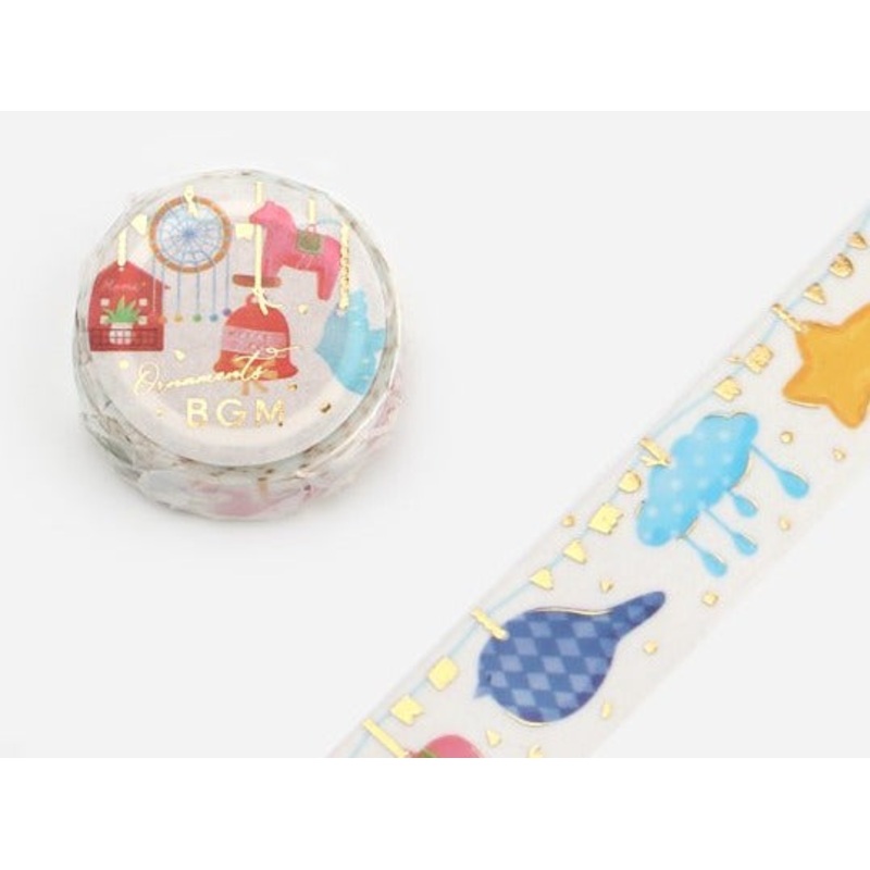 BGM Washi Tape – Zakka Ornaments