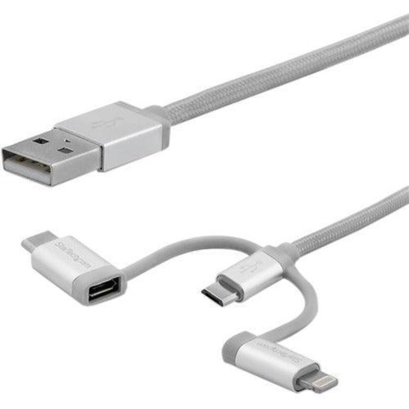 Cable USB – Micro-USB USB-C Lightning 2m