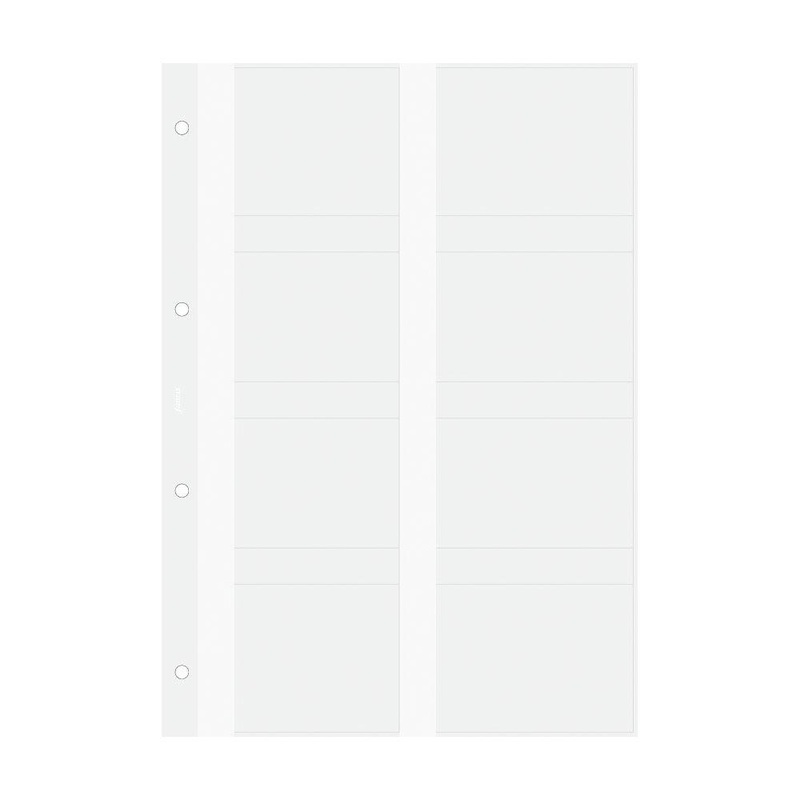 Filofax A4 Business Card Holder Refill