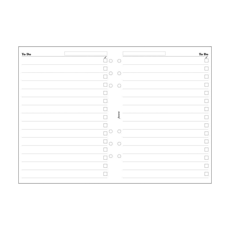 Filofax A5 To Do Pad Refill