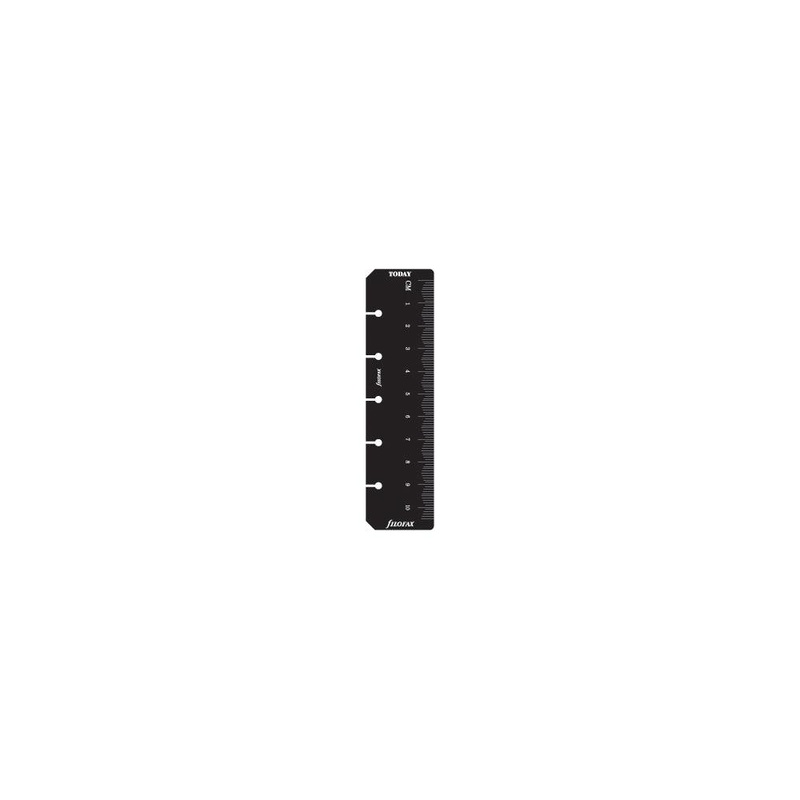 Filofax Mini Ruler/Page Marker Black