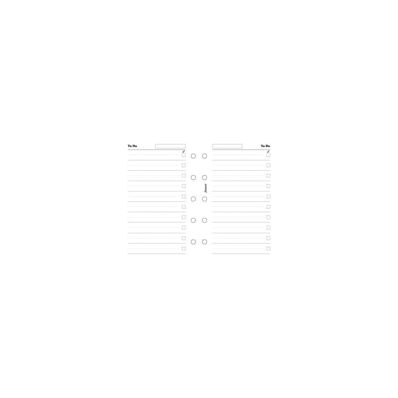 Filofax Mini To Do Pad Refill