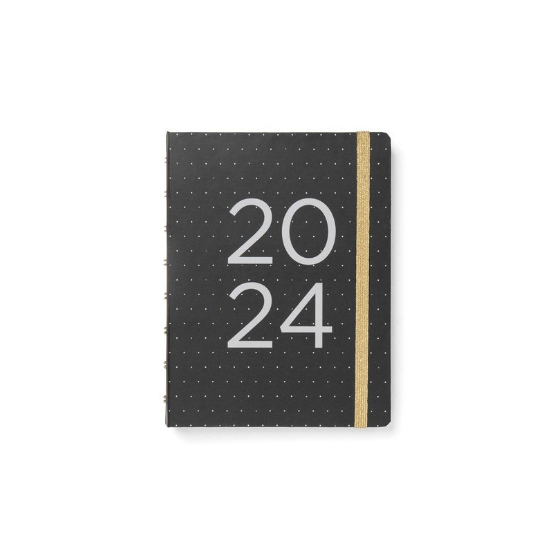 Filofax Moonlight A5 Planner Black