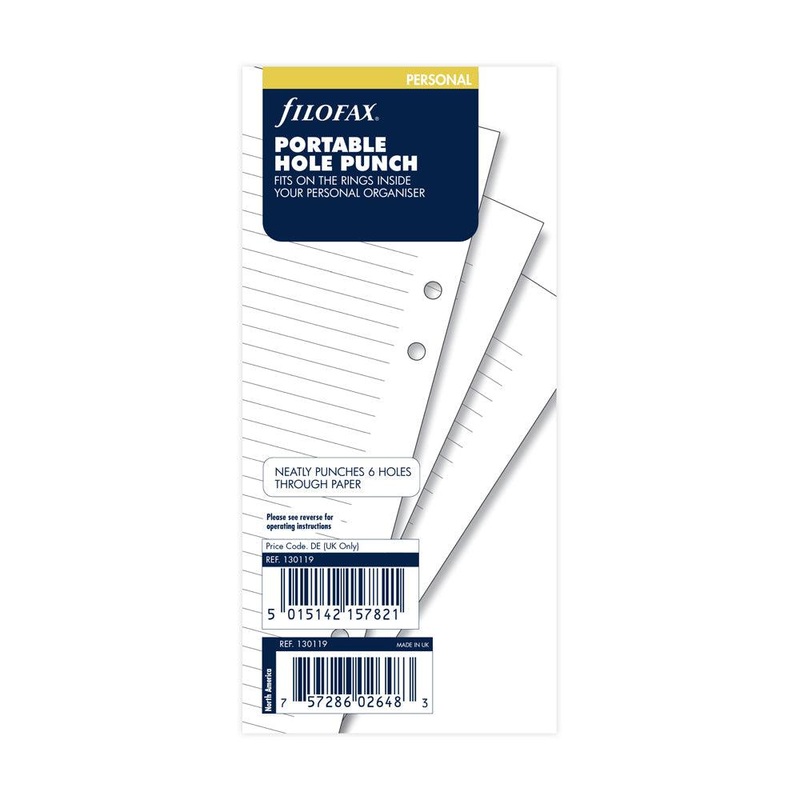 Filofax Personal Portable Hole Punch