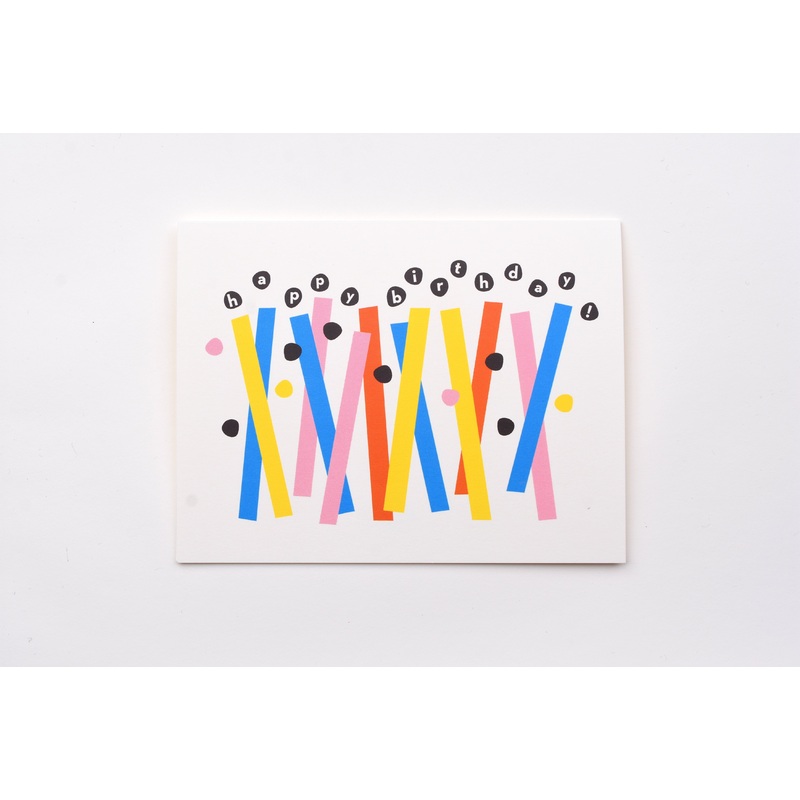 Happy Birthday Abstract Candles
