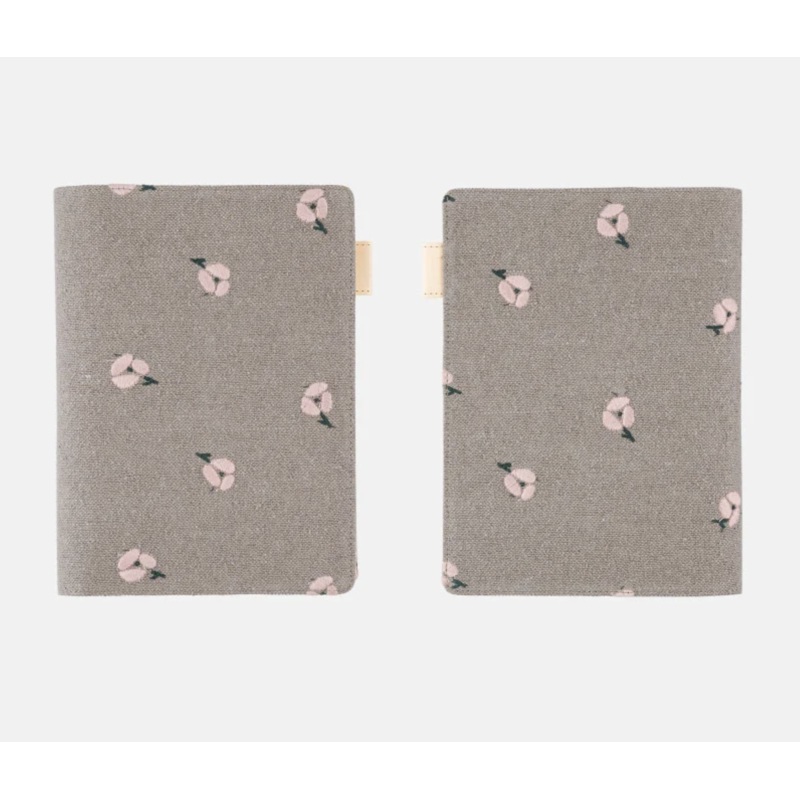 Hobonichi 5-Year Techo Cover – A5 – min perhonen: ohayo (Gray)