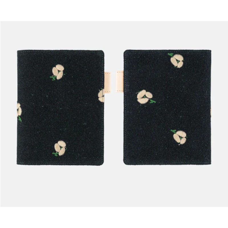 Hobonichi 5-Year Techo Cover – A6 – min perhonen: ohayo (Navy)
