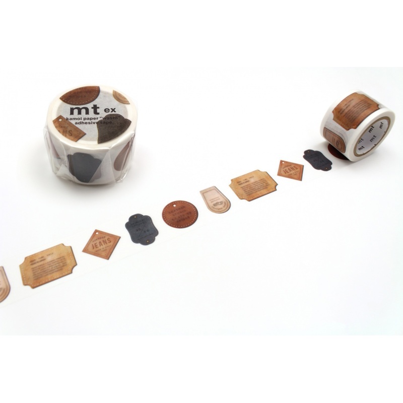 mt Washi Tape – Leather Tag