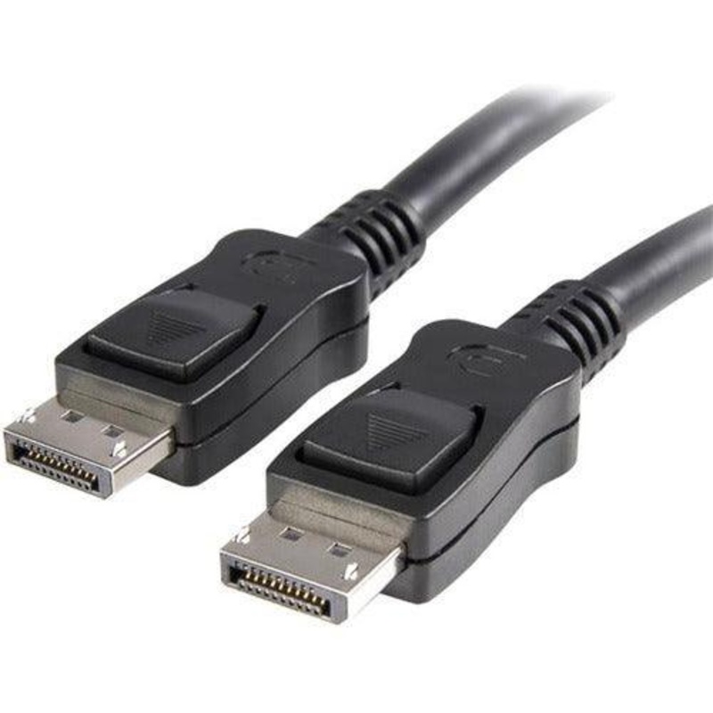 0.5m DisplayPort Cable with Latches M/M