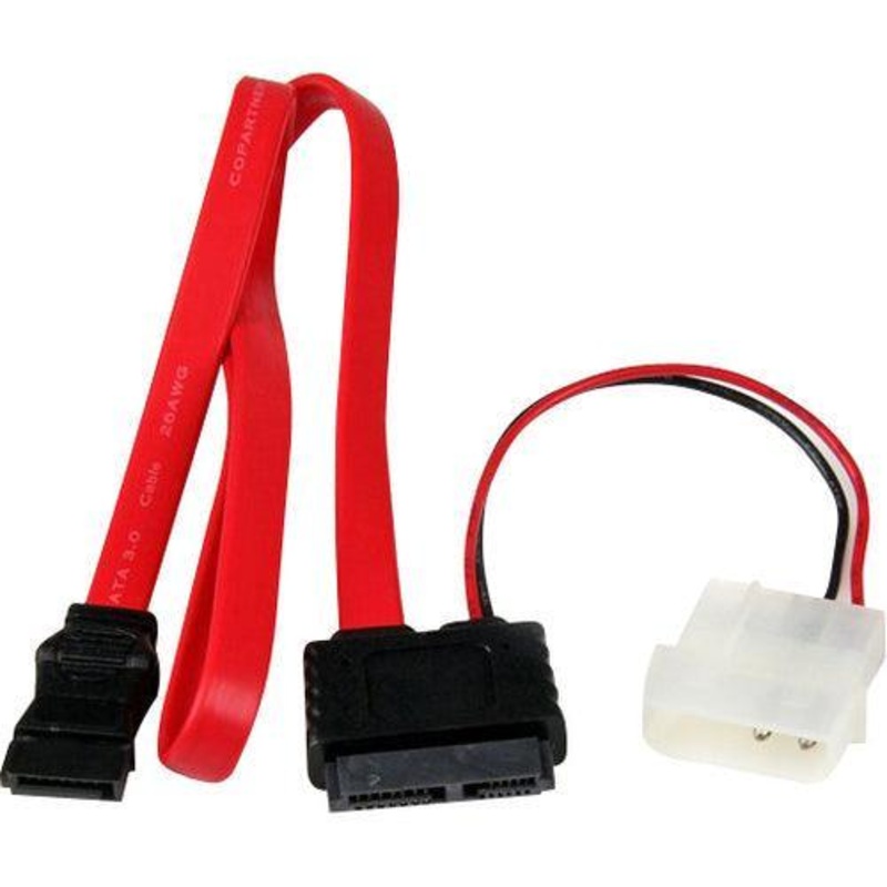 20in Slimline SATA to SATA Cable