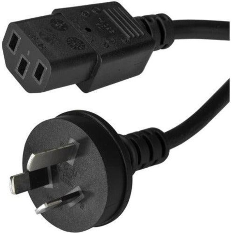 2M POWER SUPPLY CORD AS/NZS 3112 TO C13