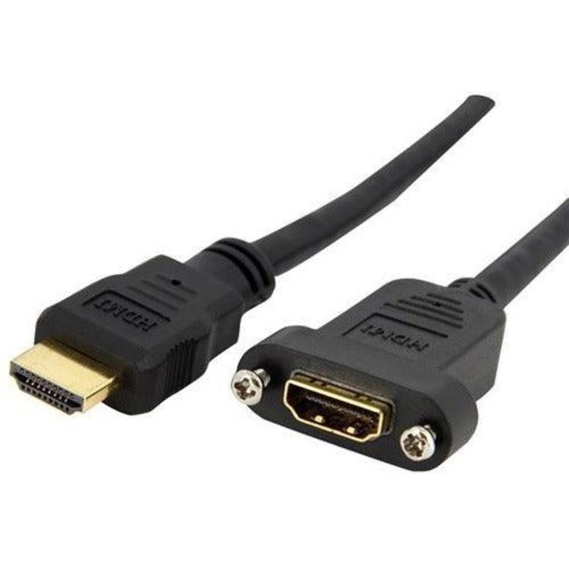 3 ft HDMI Cable for Panel Mount – F/M