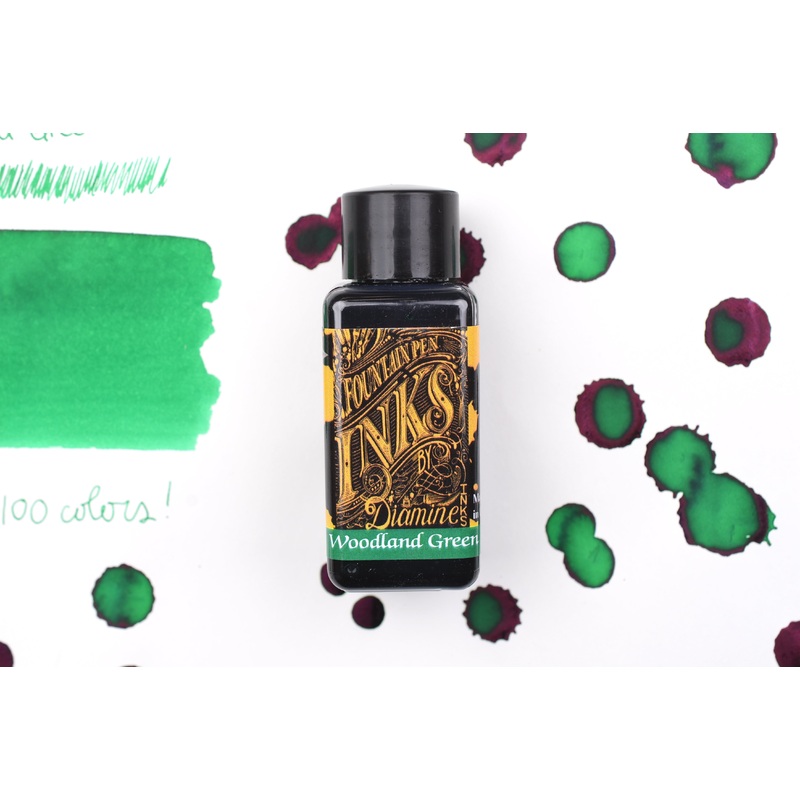 Diamine Fountain Pen Ink – Woodland Green – 30mL