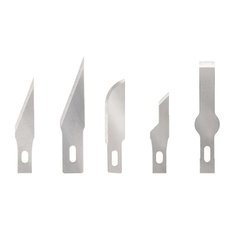 Fiskars Standard Blade Assortment Set (2 No.11,1 No.10, 1 No.16, 1 No.17) ? 5 Pack