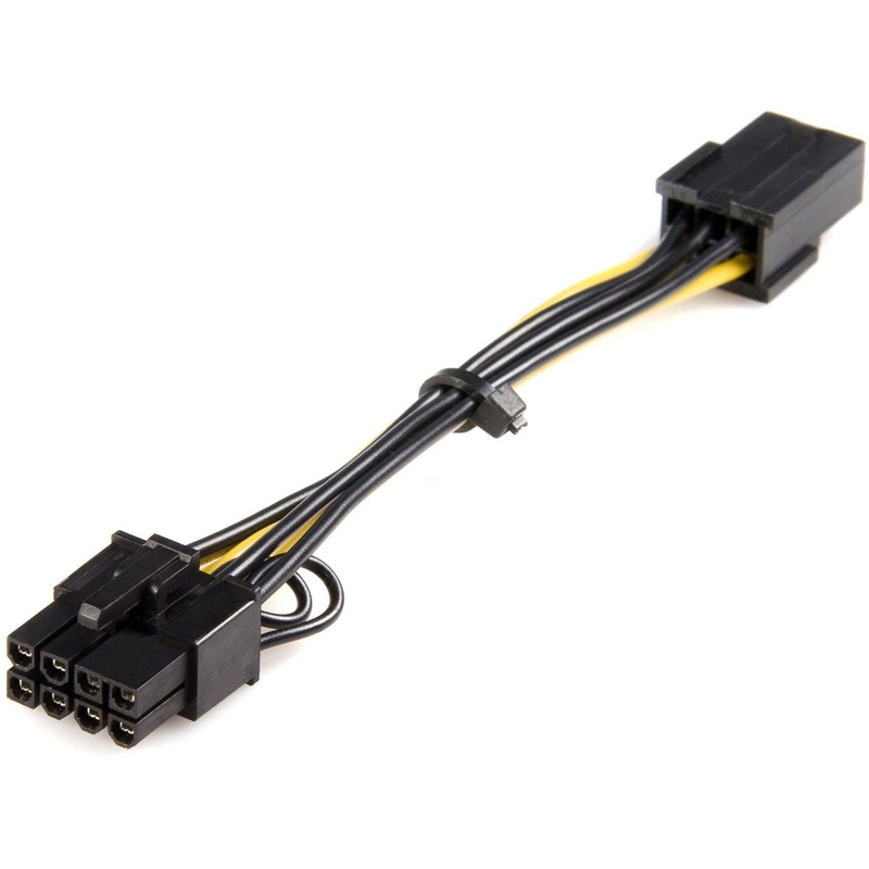 PCIe 6 pin to 8 pin Power Adapter Cable.