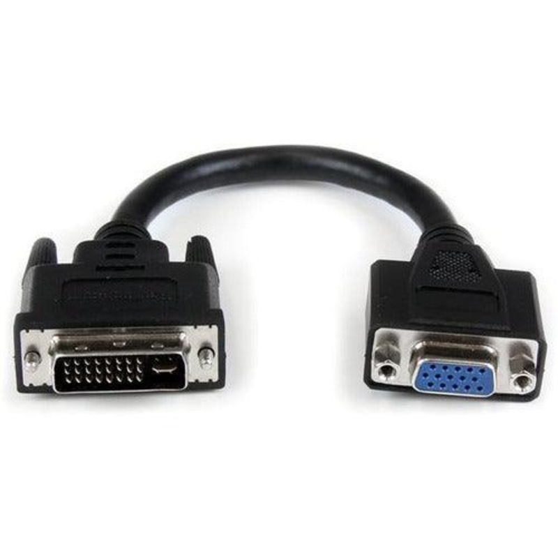8in DVI to VGA Cable Adapter M/F