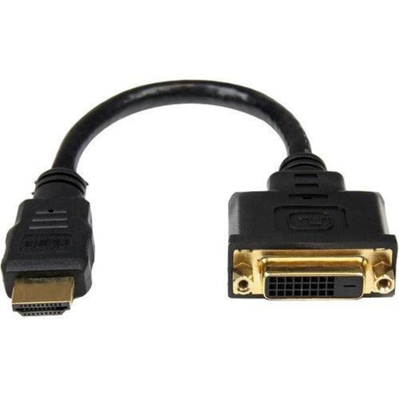8in HDMI to DVI-D Video Cable Adapter